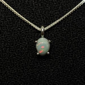 Inverted High Dome Welo Ethiopian Teardrop Opal Necklace